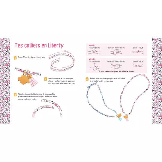 Mes bijoux d'amitié en liberty