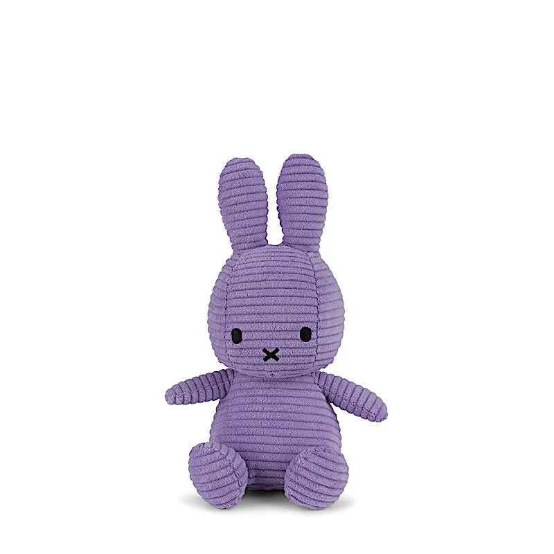 Miffy Velours Côtelé ECO 23cm - Prune