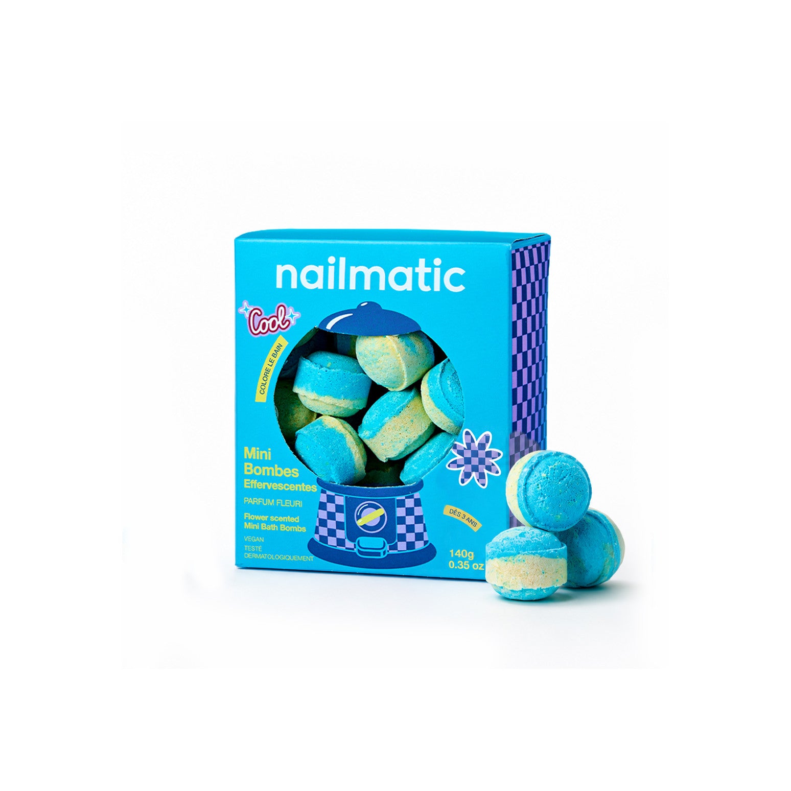 Mini billes de bain effervescentes