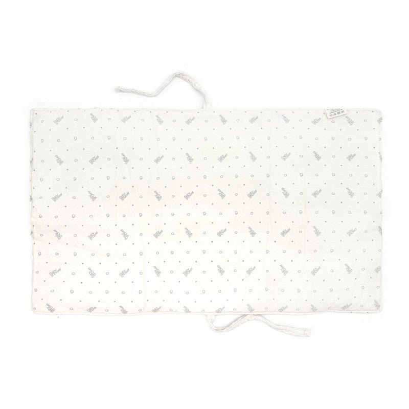 MINI MATELAS À LANGER AUDREY OLIVE BLOOM CANVAS