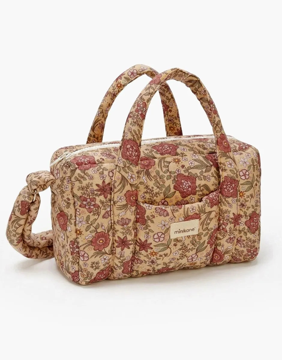 Sac à langer poupée en gaze de coton Bal d'automne