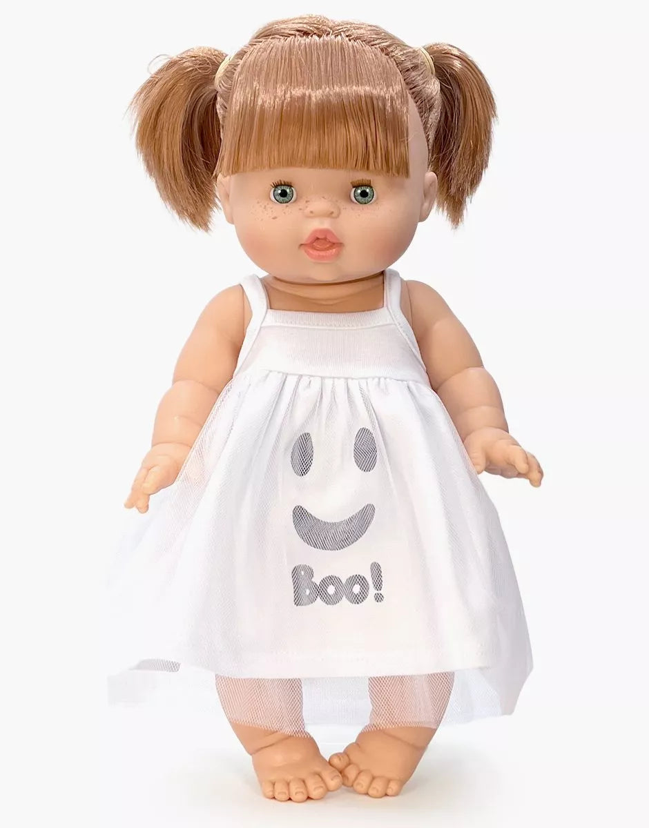 Tutu Rosella « Boo! » en jersey et tulle blanc - MINIKANE
