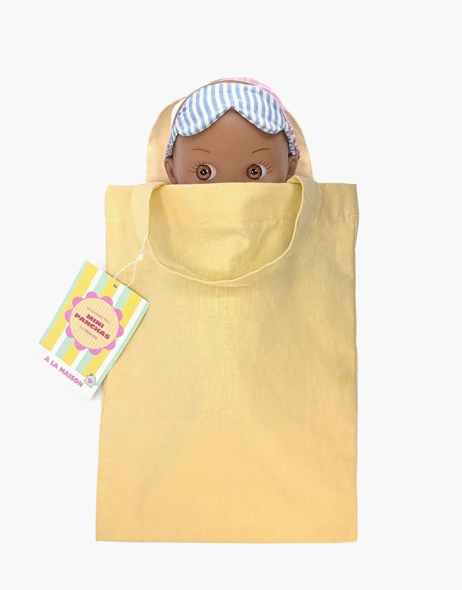 Noah à la maison et son ensemble de nuit rayé bleu