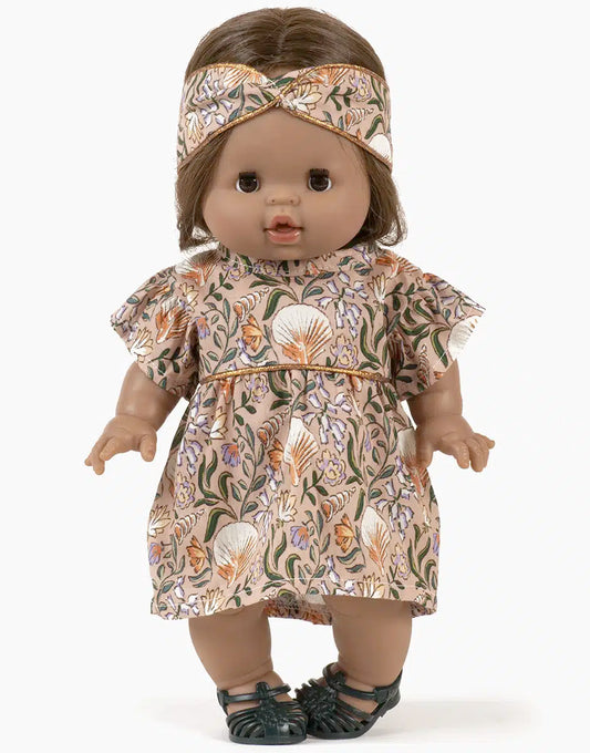 Robe Daisy et son headband croisé en coton Nausicaa