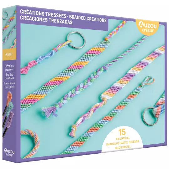 Mon coffret d'artiste - Créations tressées en fil brésilien