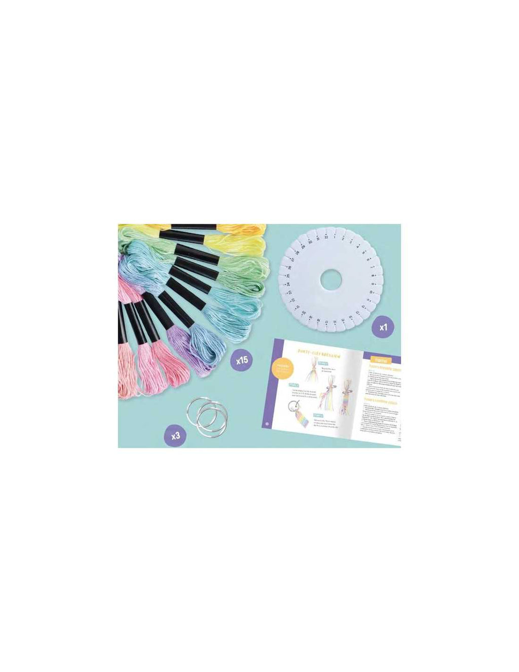Mon coffret d'artiste - Créations tressées en fil brésilien