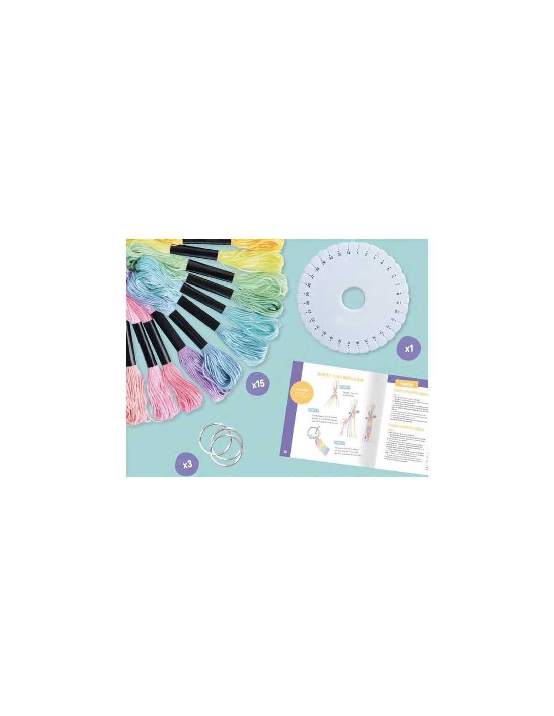 Mon coffret d'artiste - Créations tressées en fil brésilien