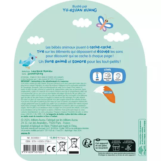 MON COUCOU SONORE - À QUI SONT CES BÉBÉS ANIMAUX ?