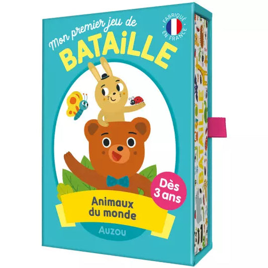 Jeux de cartes - Mon premier jeu de bataille - Animaux du monde