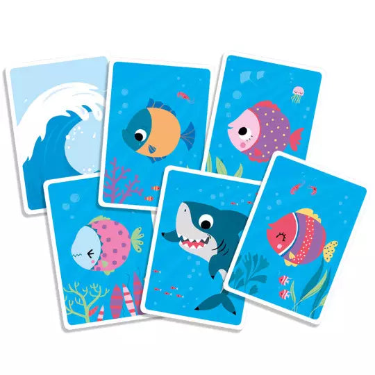 Jeux de cartes - Mon premier jeu de gare au requin !