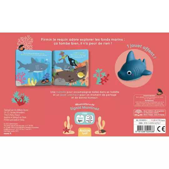 Mon premier livre de bain - Firmin le requin