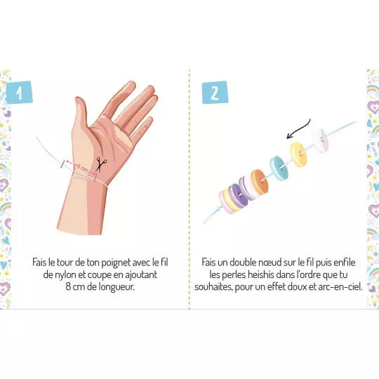 Mon superbe bijou - Mes bracelets d'amitié arc-en-ciel