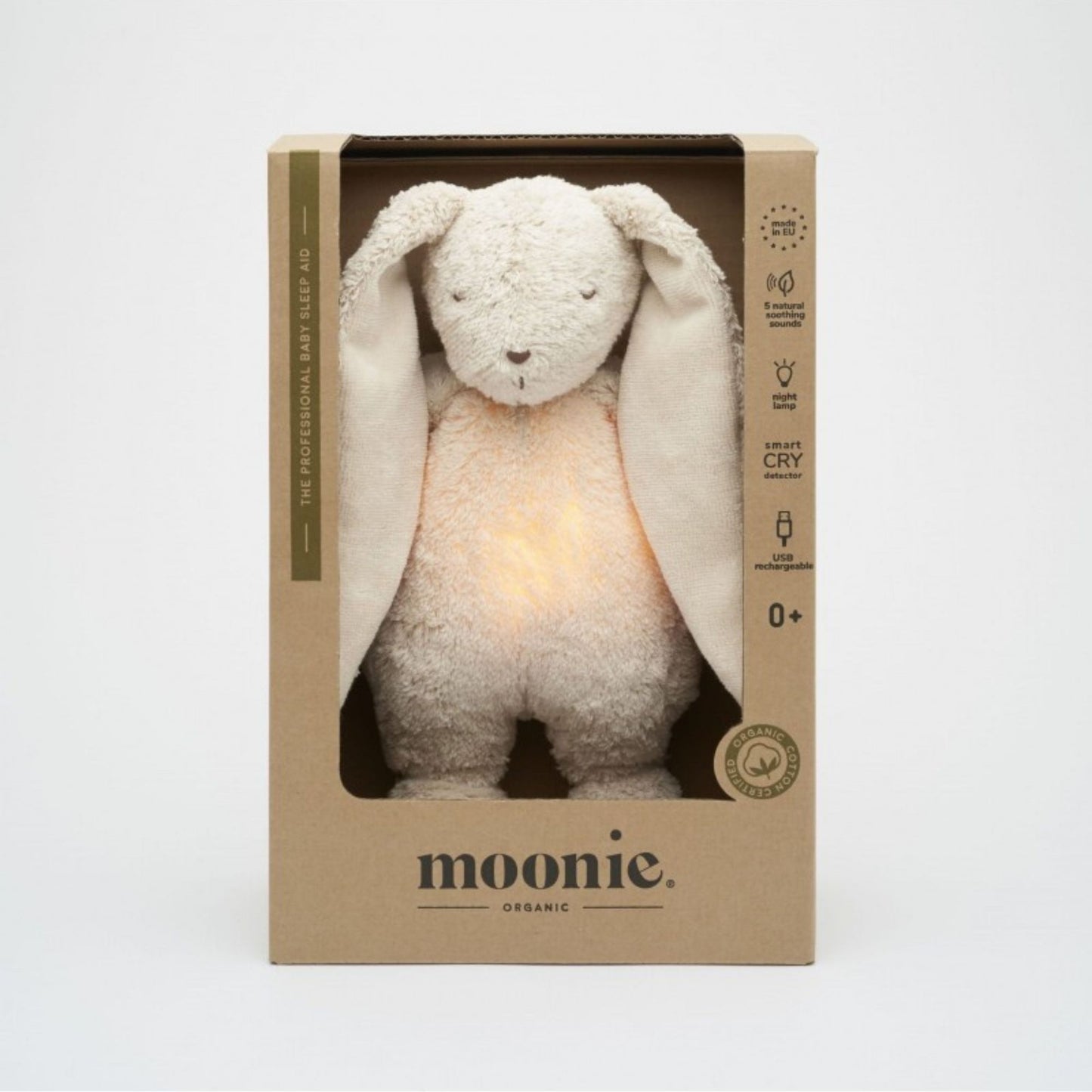 Moonie - lapin nature bio blanc polaire