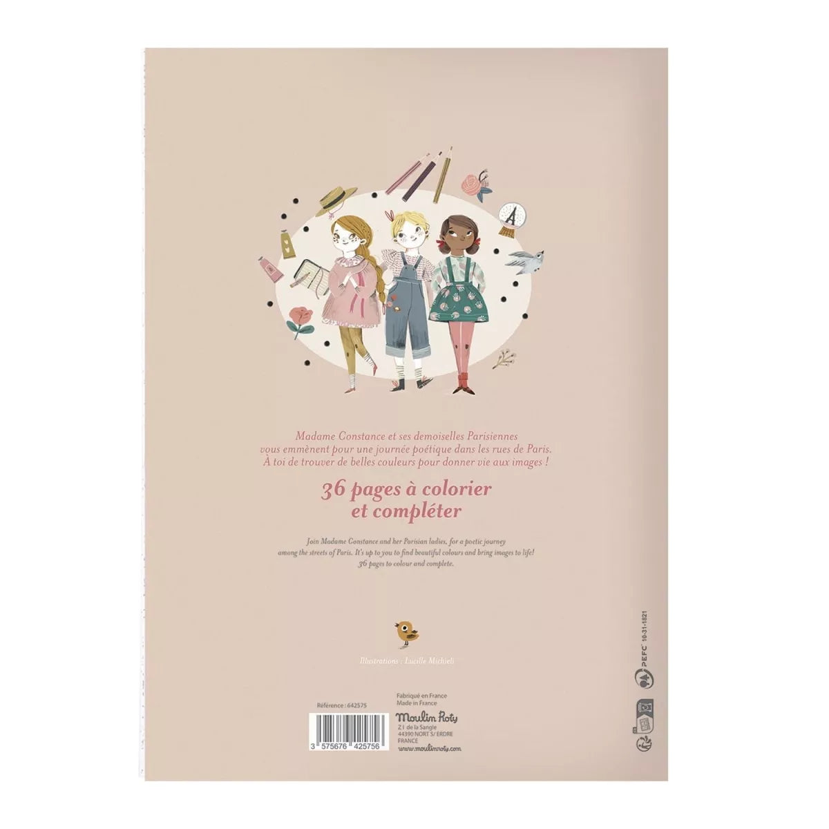 Cahier de coloriage - Les Parisiennes