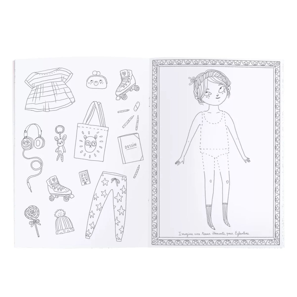 Cahier de coloriage - Les Parisiennes