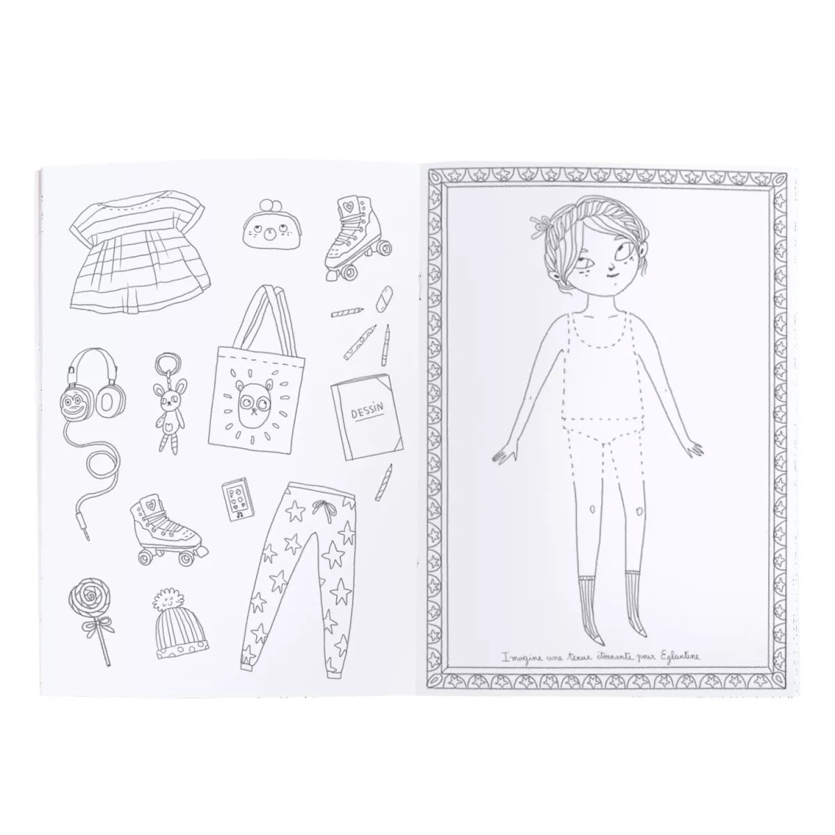 Cahier de coloriage - Les Parisiennes