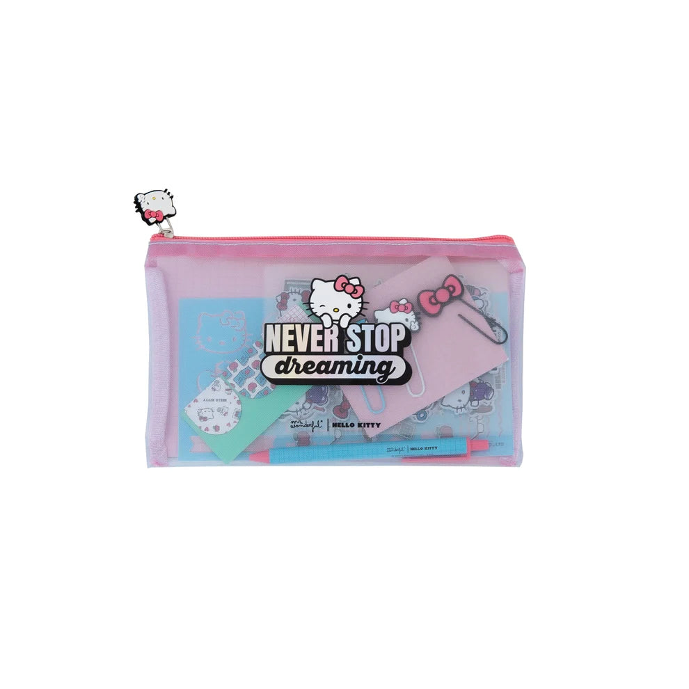Set d'écriture Hello Kitty x Mr. Wonderful - Never stop dreaming