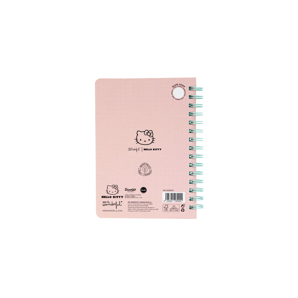 Carnet A5 avec squishy Hello Kitty - Chase your dreams, they know the way