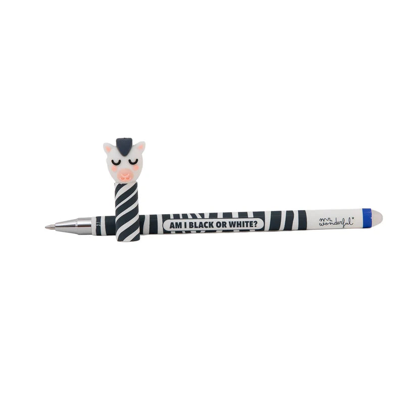 Set de 3 stylos effaçables Bo-Bo animal print - Serpent, Léopard et Zèbre