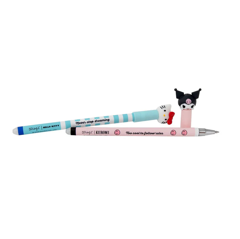 Set de 2 stylos effaçables Bo-Bo Hello Kitty – Hello Kitty et Kuromi