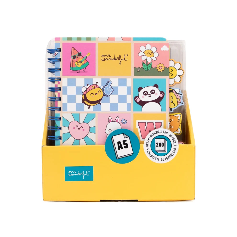 Carnet A5 avec intercalaires - Wonder Comic