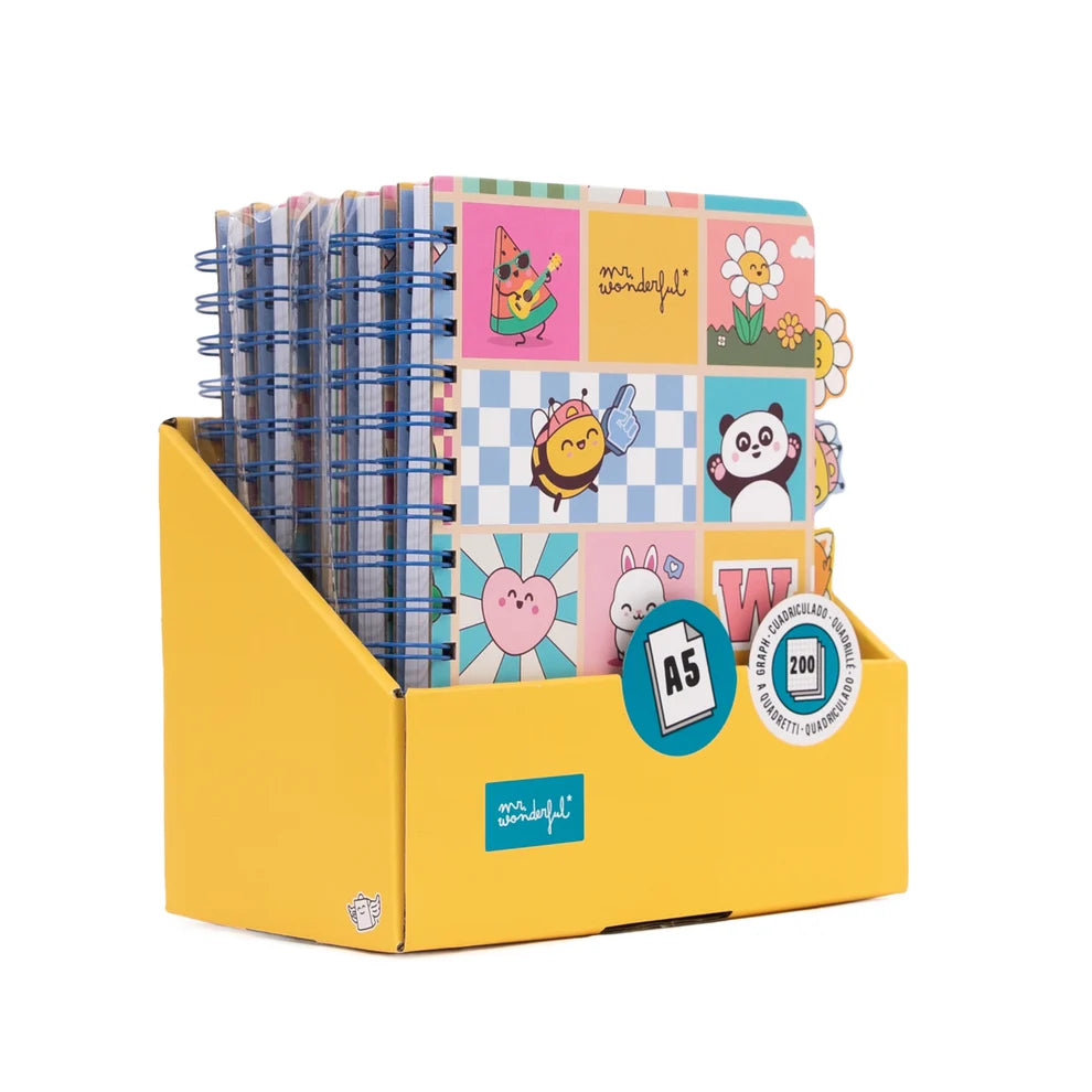 Carnet A5 avec intercalaires - Wonder Comic