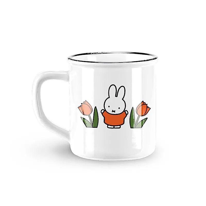 Mug Rétro MIFFY - Tulipes rouges