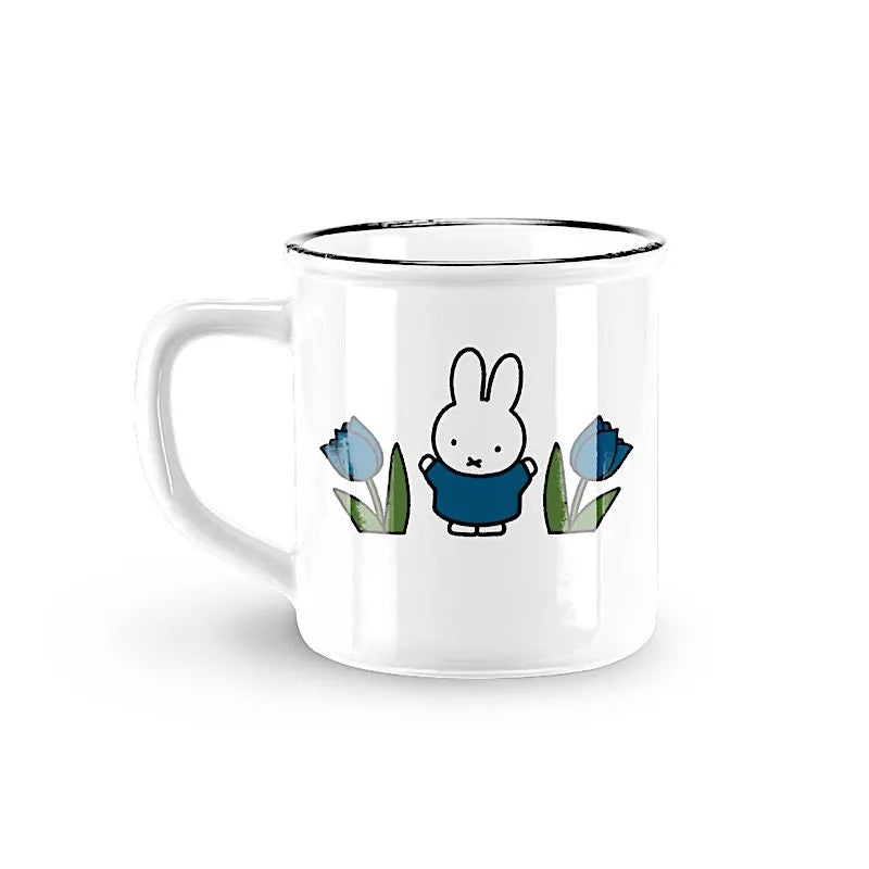 Mug Rétro MIFFY - Tulipes bleues