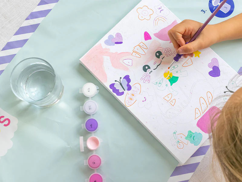 Petit Pinceau Kids - Maneki Neko chat - peinture au numéro