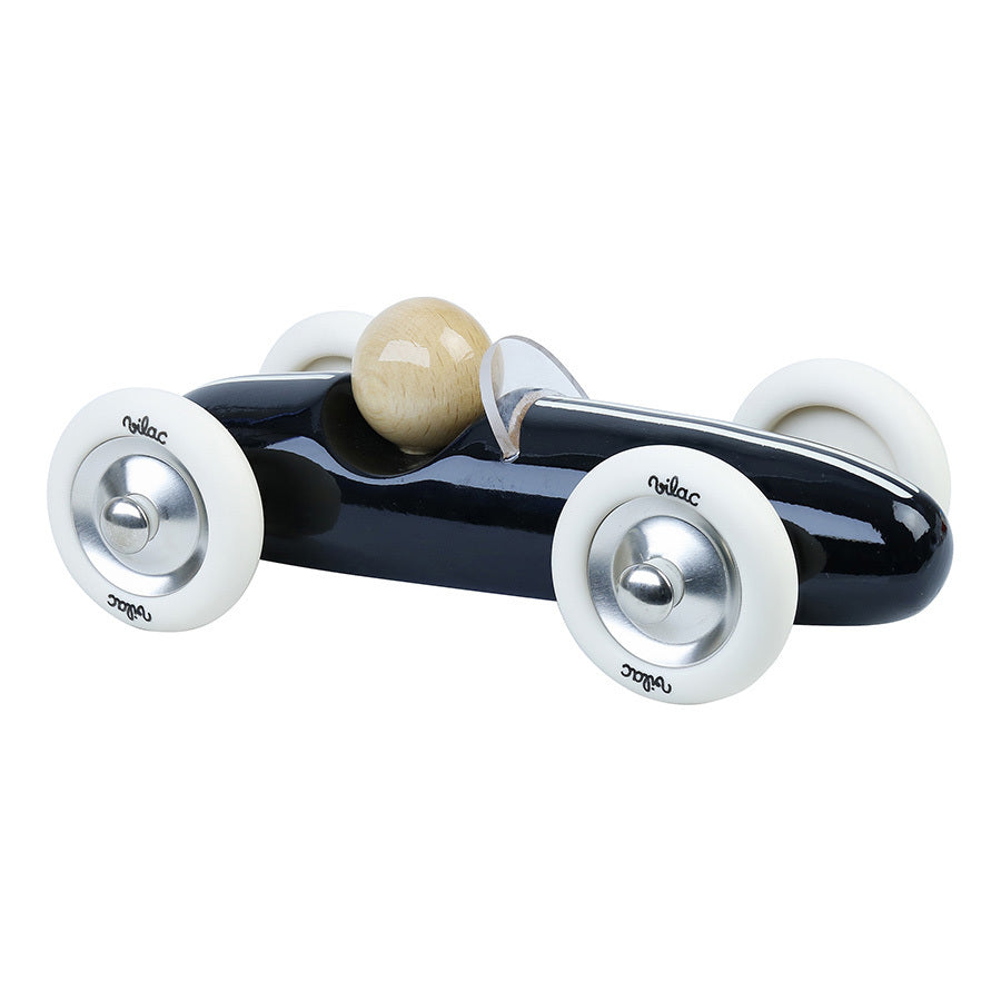 Voiture en bois, Grand prix vintage - Modèle medium noir