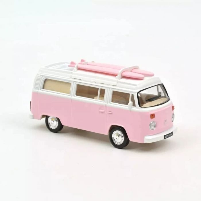 VW Combi T2b Camper Van 1973 Rose Jet-car 1/43 - NOREV