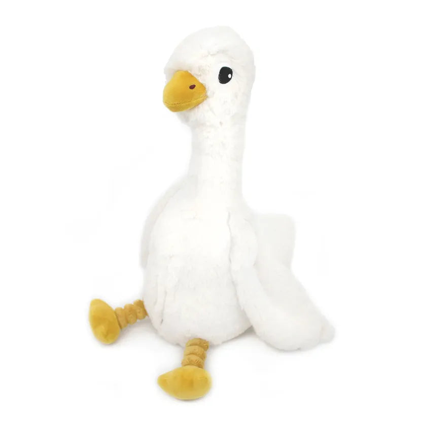 PTIPOTOS BY LES DEGLINGOS PELUCHE MAMAN BEBE JEBONGOU L'OIE BLANCHE
