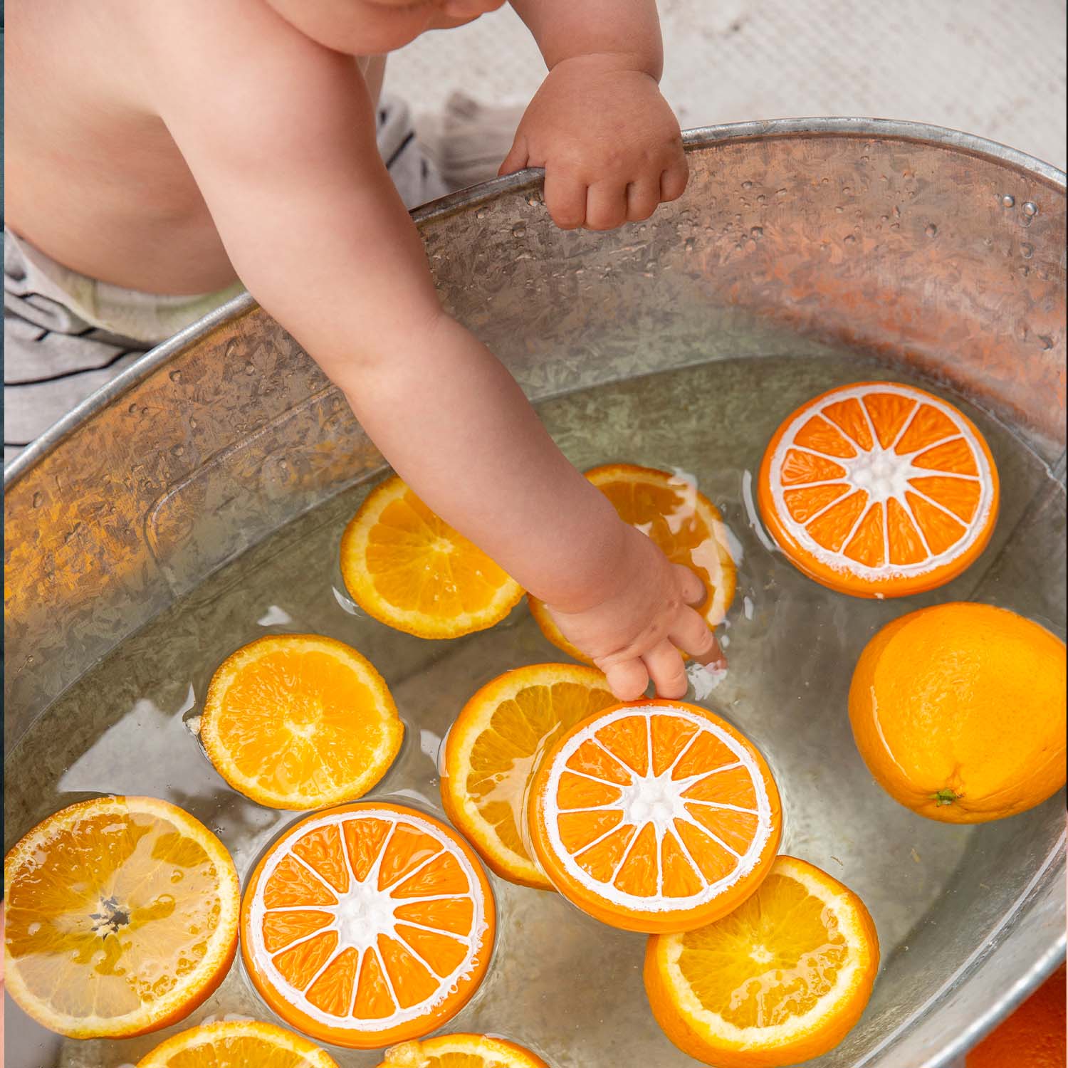 Clementino the Orange Anneau Dentition Bébé
