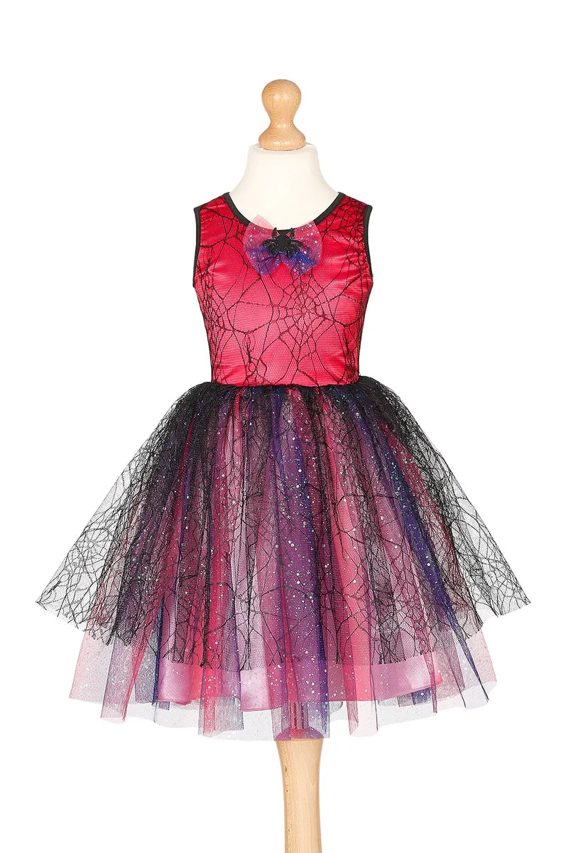 Halloween robe noir et rose Ornella