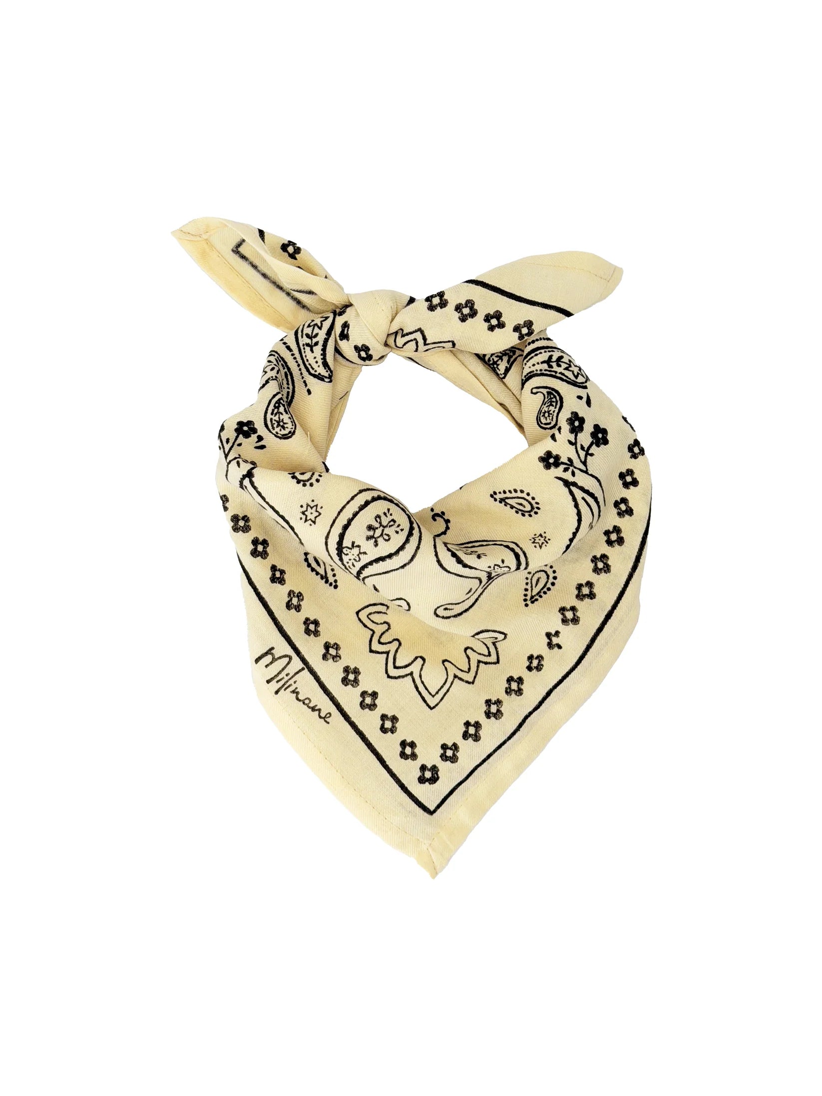 Petit foulard OSCAR - Bandana Vanille