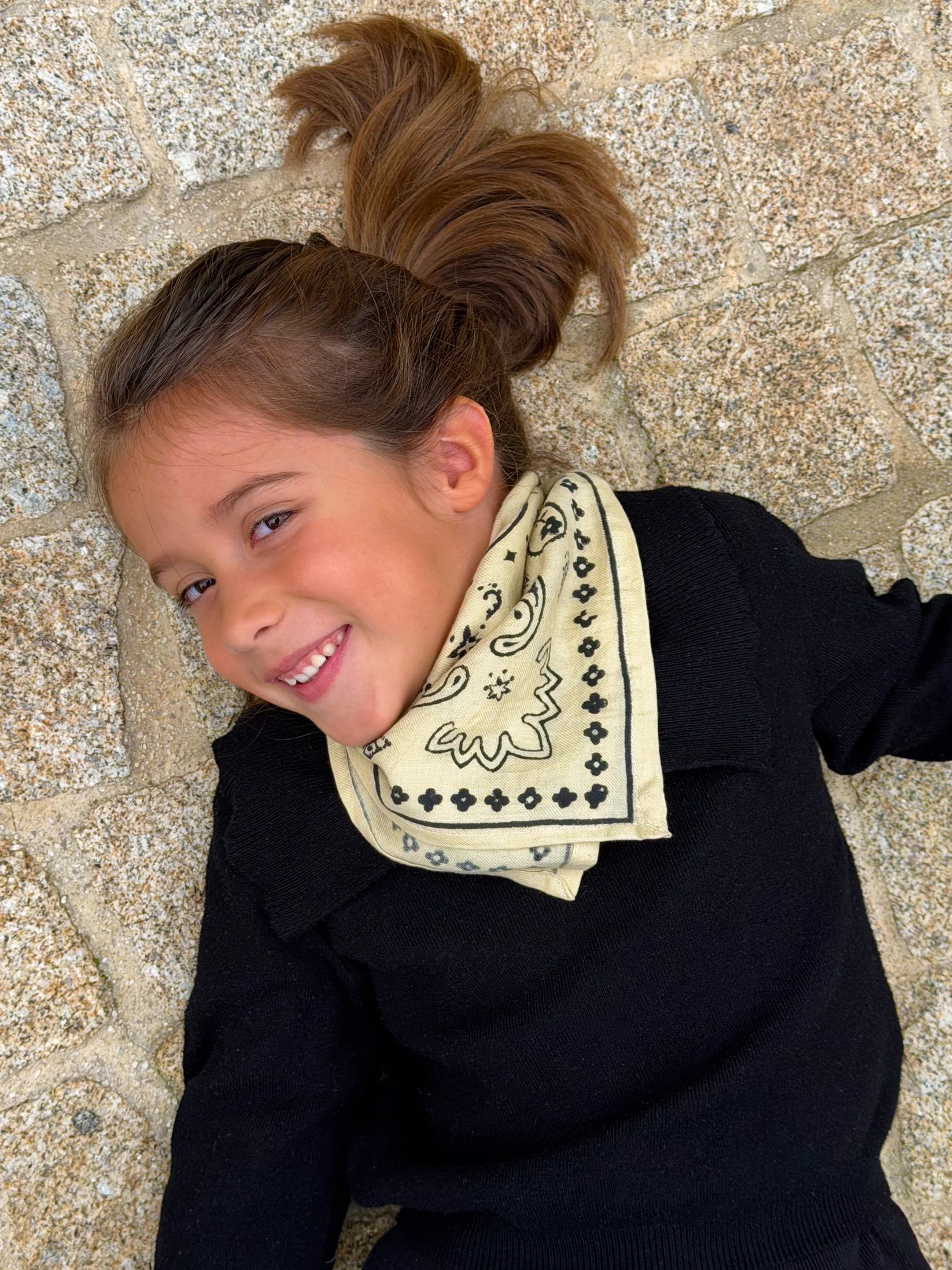Petit foulard OSCAR - Bandana Vanille