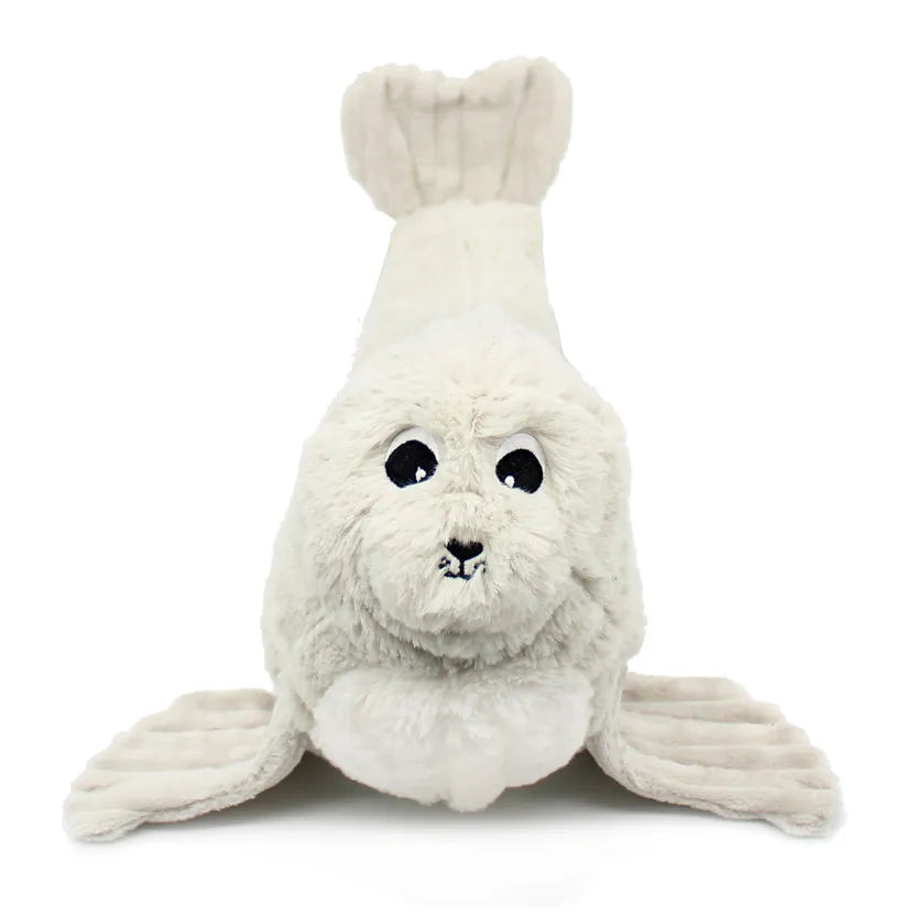 LES PTIPOTOS - PELUCHE PLOUFOU L'OTARIE MAMAN & BEBE - 35CM