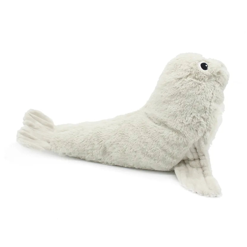 LES PTIPOTOS - PELUCHE PLOUFOU L'OTARIE MAMAN & BEBE - 35CM