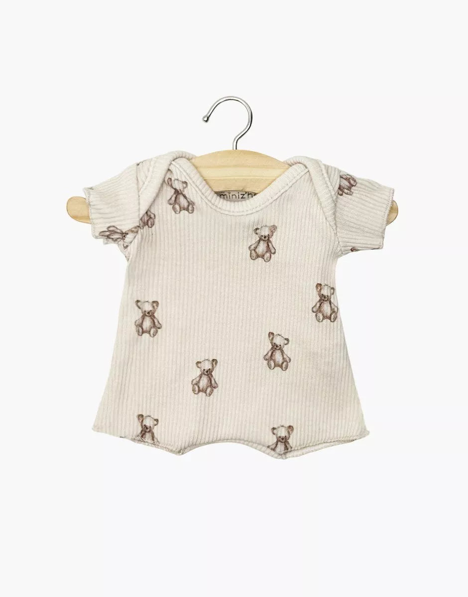 Babies – Body shorty en maille côtelée Petits oursons