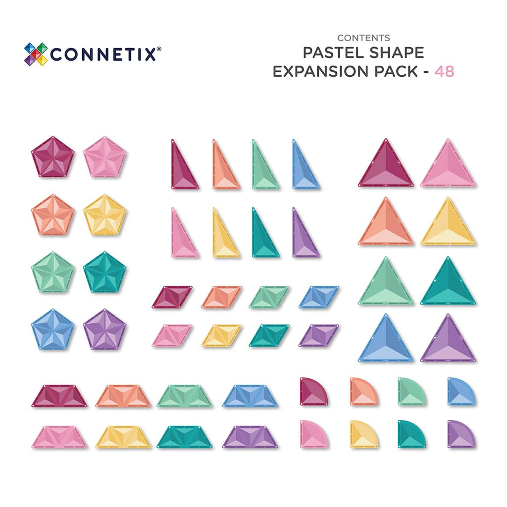 Pack d'extension Pastel Shape 48 pièces