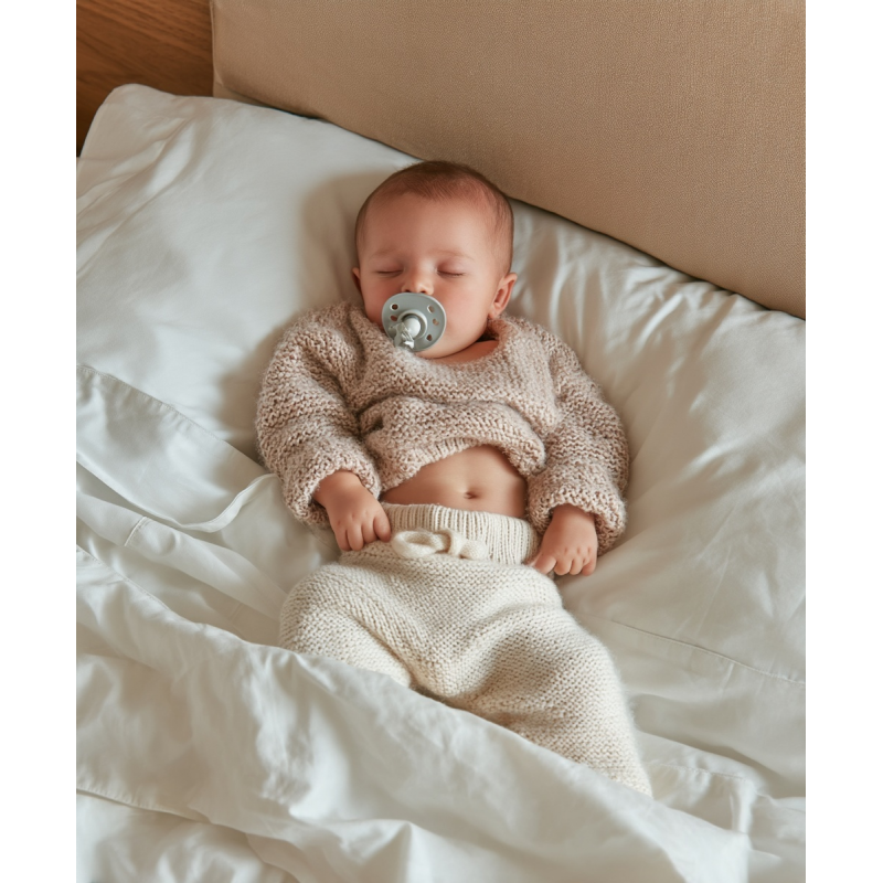Pantalon bebe cashmere IVORY t1