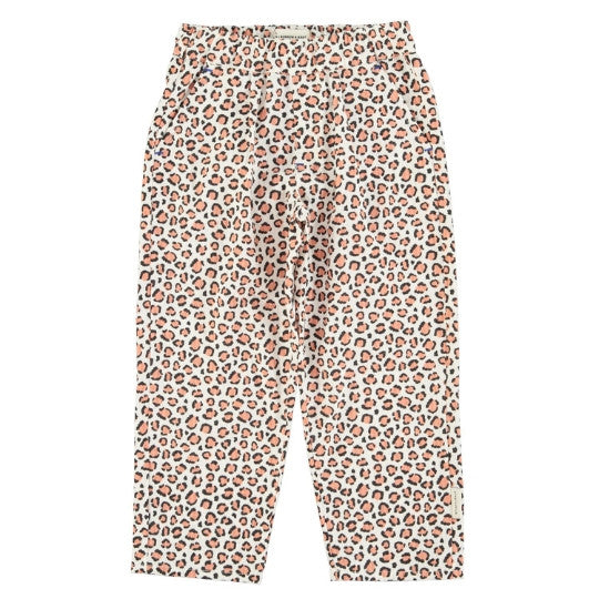 Pantalon - écru / léopard