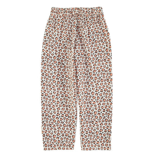 Pantalon - écru / léopard