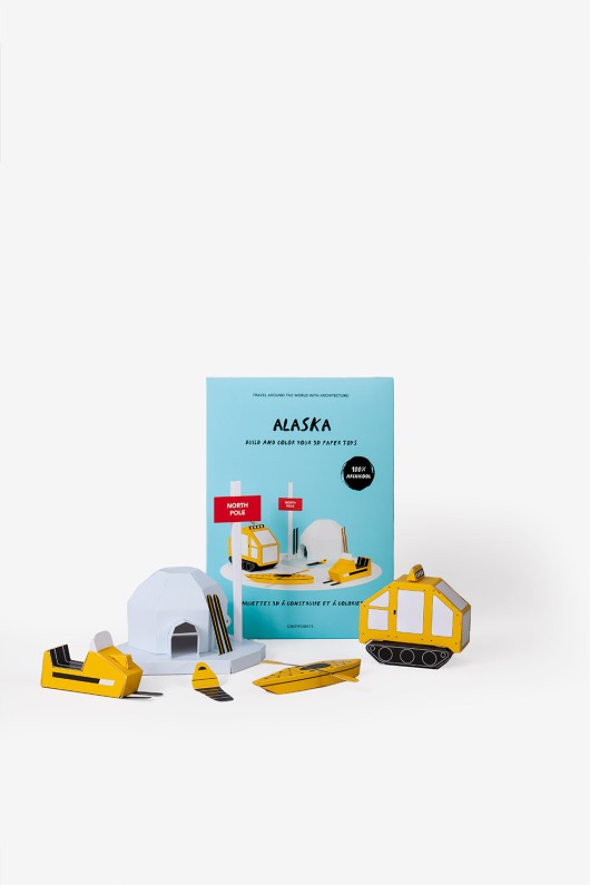 Maquettes 3D à construire et à colorier