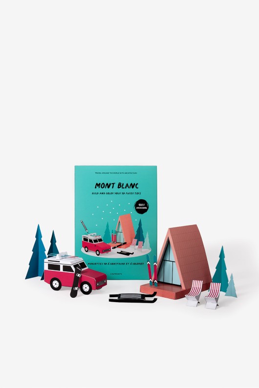 Maquettes 3D à construire et à colorier