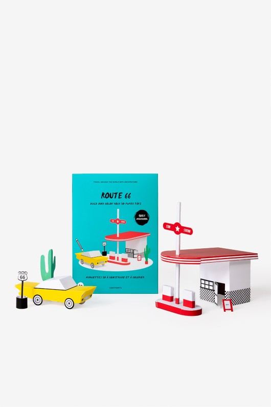 Maquettes 3D à construire et à colorier