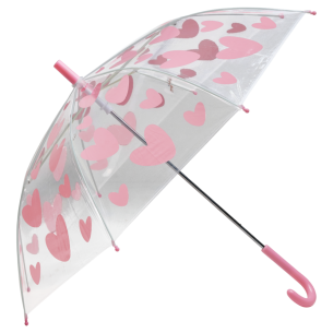 Parapluie coeurs - Rose