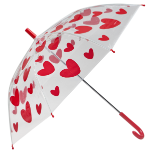 Parapluie coeurs - Rouge