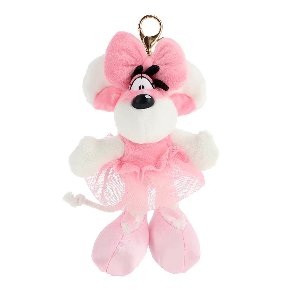 Porte-clés peluche Diddlina en robe ballerina 15cm
