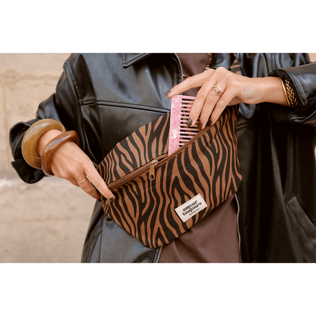 Peigne à cheveux - ♡ - rose